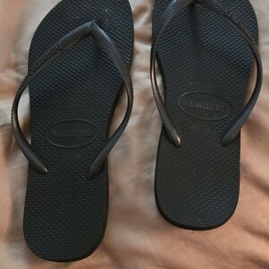Havaianas Charcoal Flip Flops